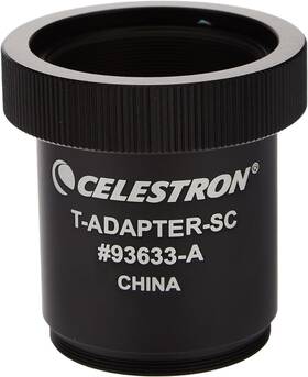 Celestron 696228581256 T-adapter With Sct 5 6 8 9.25 11 14 Black 93633-a