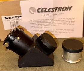 Celestron 93519 2 Inch 90 Degree Sct Diagonal Mirror With 1.25 Adapter #93519