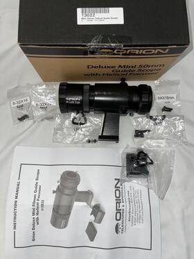 Orion Sku-13022 Deluxe Mini 50mm Guide Scope With Helical Focuser Sku 13022