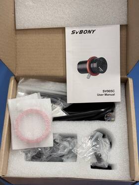 Svbony F9198n Sv905c 1.2mp Guide Camera 1.25in Black